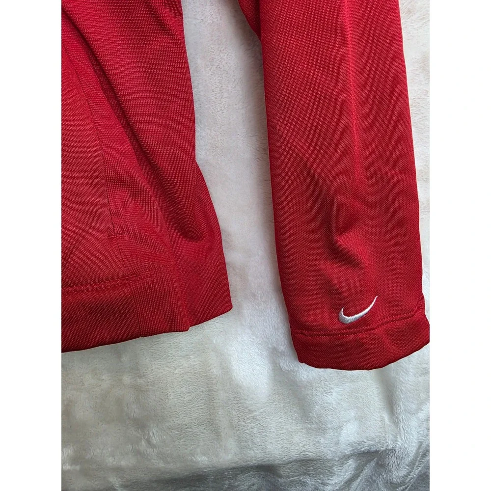 Nike Golf‎ SMU Mustangs Therma-FIT Half Zip Pullover Red Mens Medium Collegiate